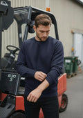 Sweatshirt-Rundhals