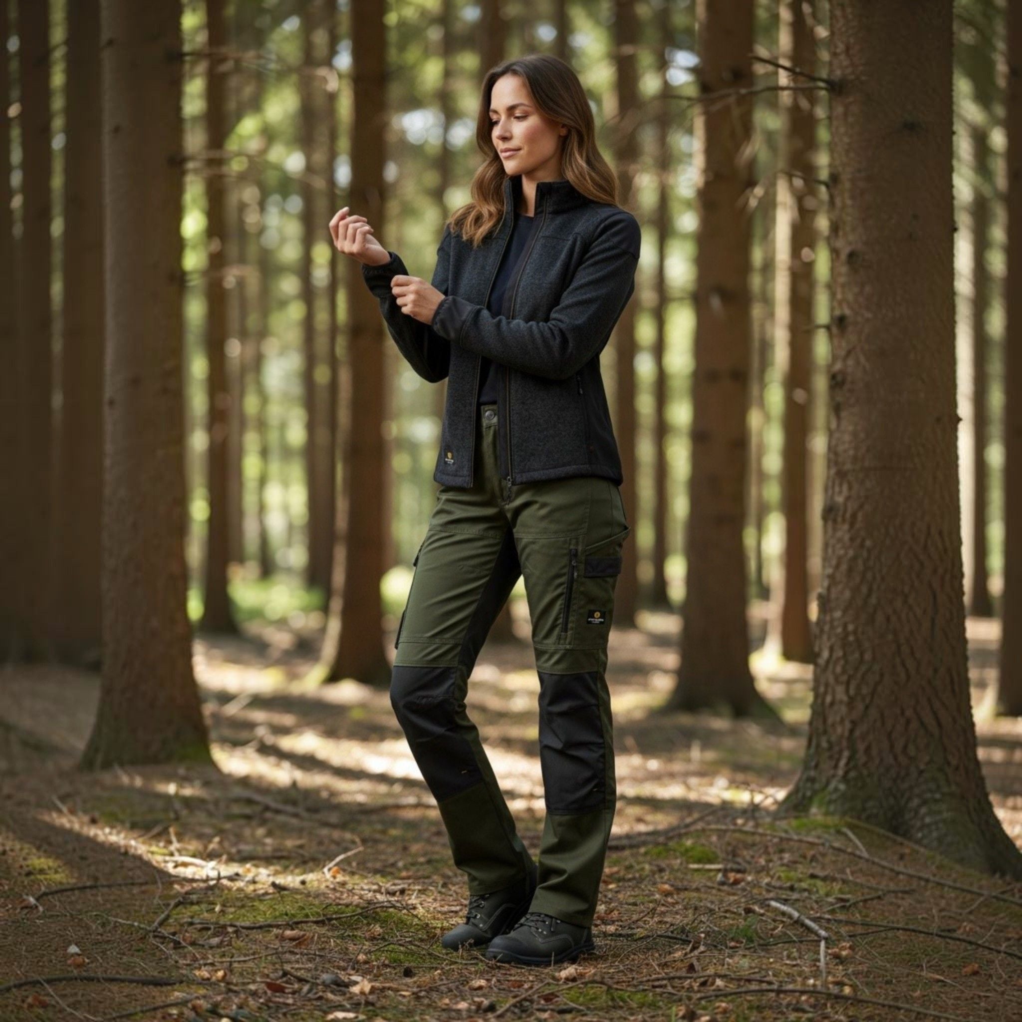 Strickfleecejacke Damen