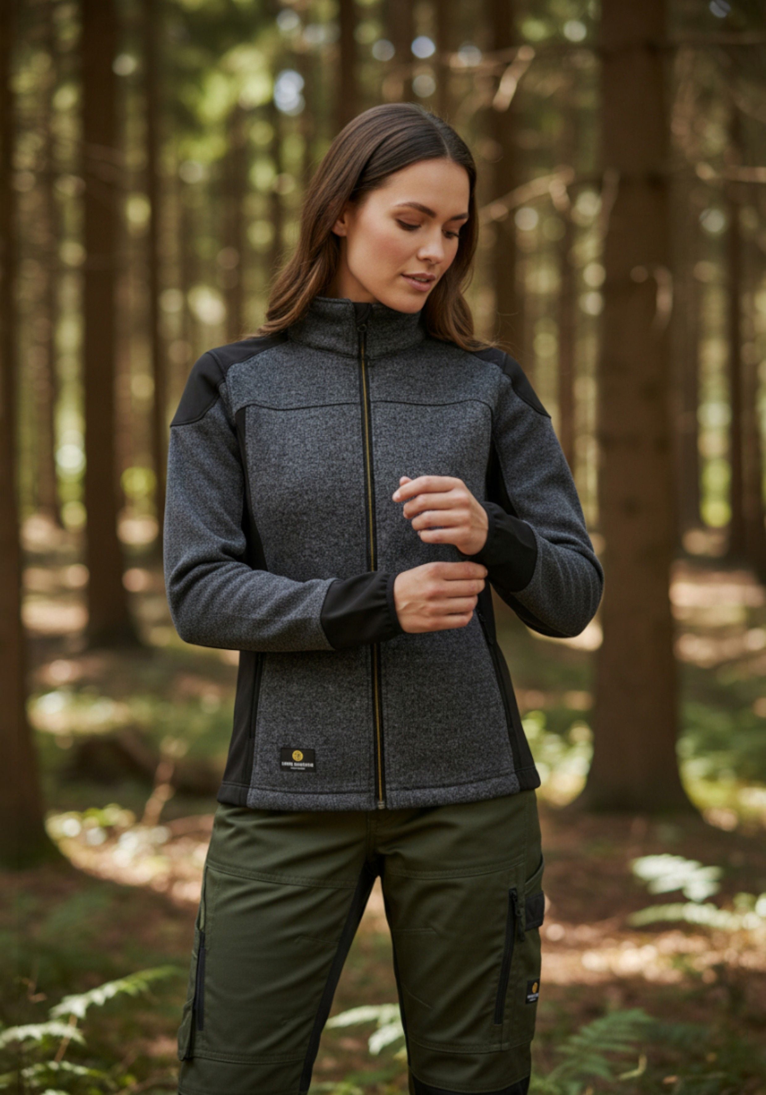 Strickfleecejacke Damen