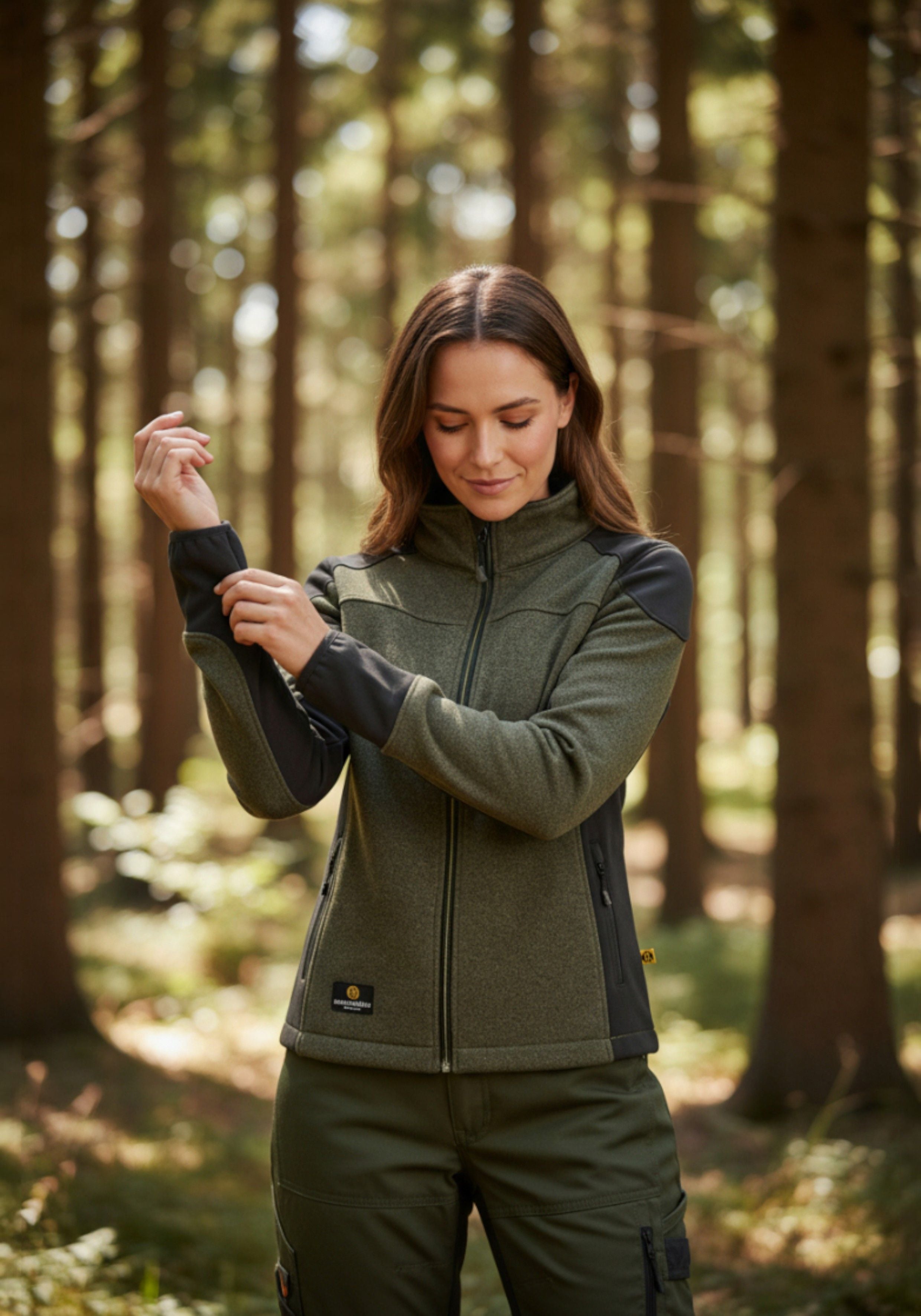 Strickfleecejacke Damen