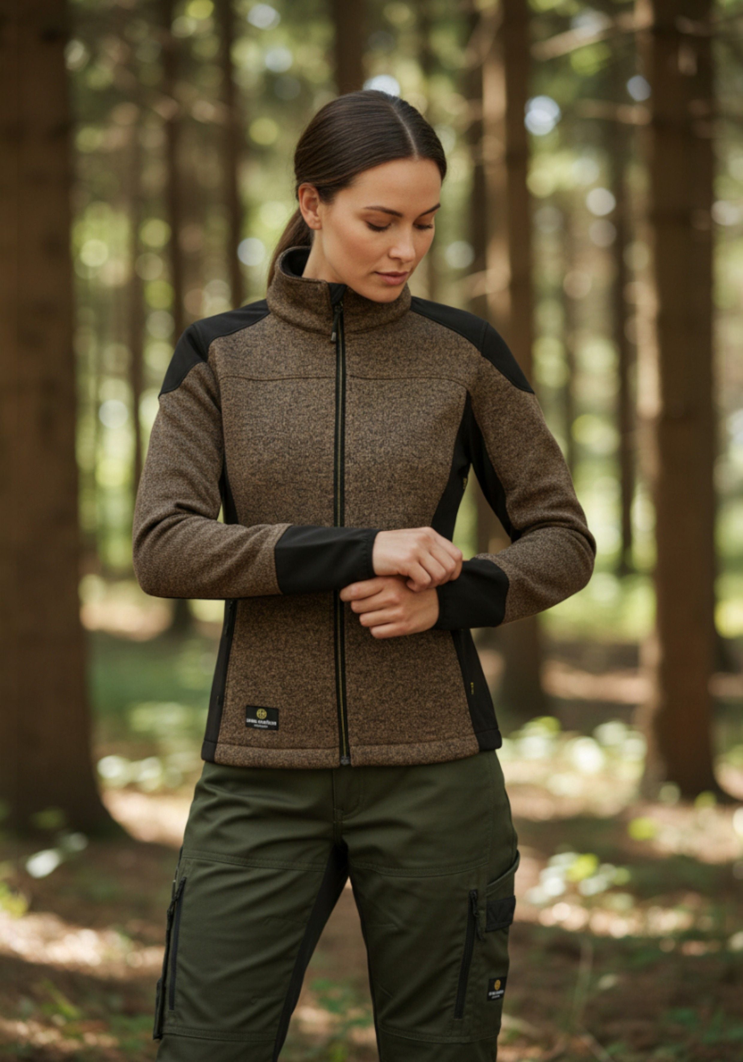 Strickfleecejacke Damen