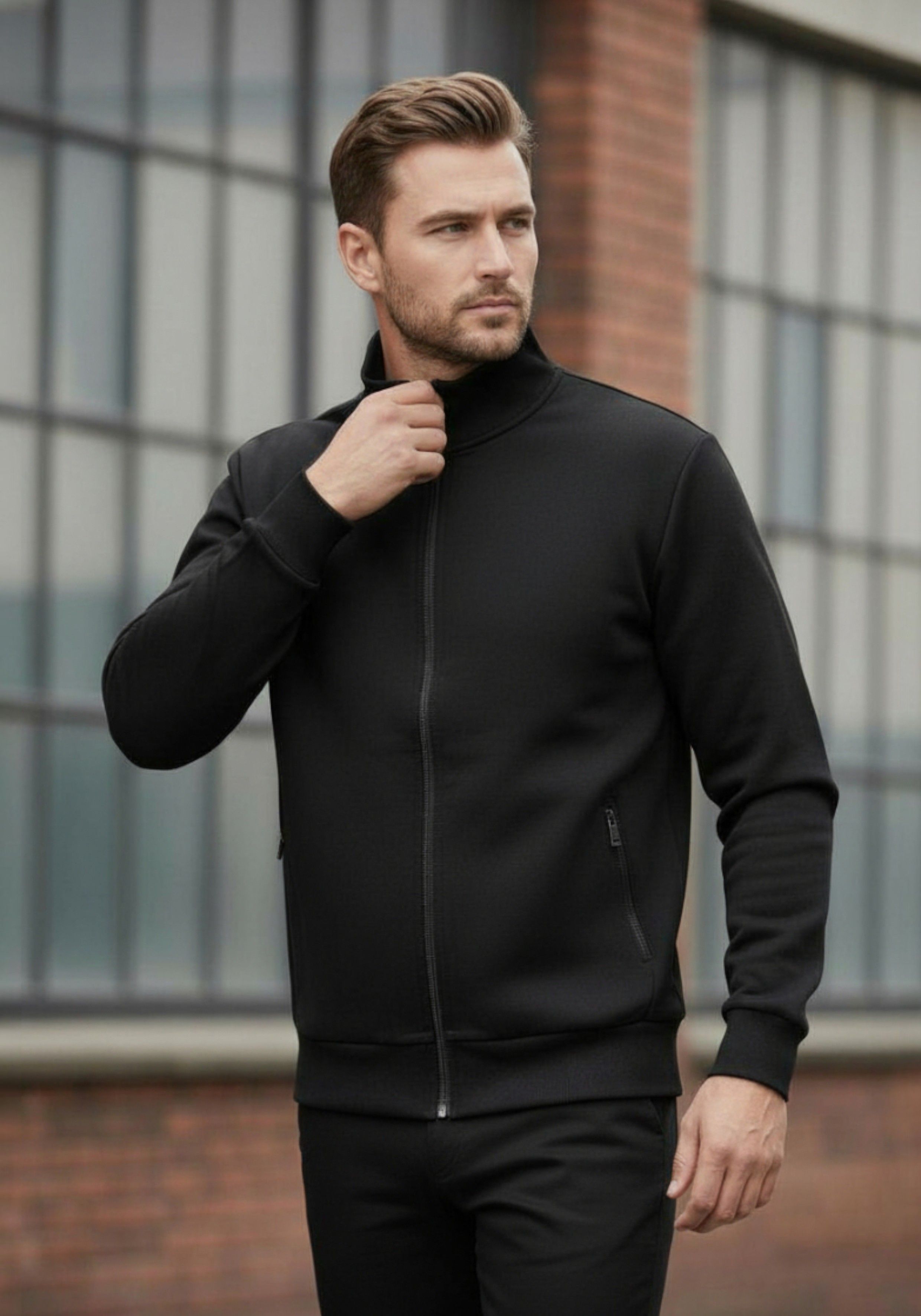 Sweat Jacke